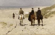Anton mauve Riders on the Beach at Scheveningen (nn02) painting